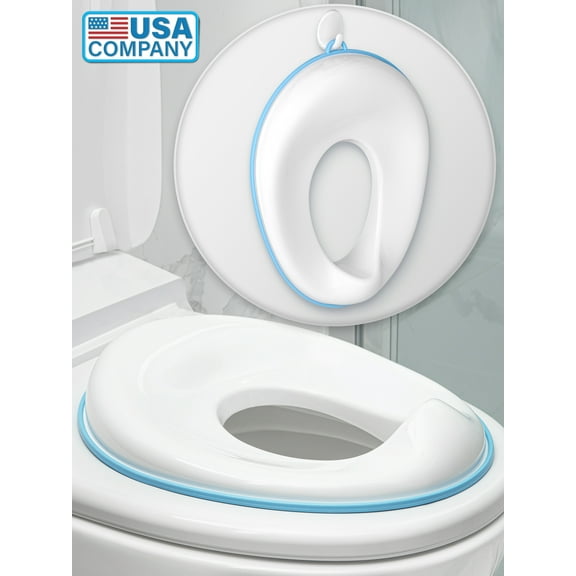 Potty Training Seat W/ Splash Guard, Toddler Safe-Potty Seat by EcoEarth