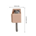 thumbnail image 2 of Cute Retractable Wall Hook with Adhesive No Drilling | Kawaii Decorative Hooks for Bathroom, Kitchen, Entryway, and Organizing Keys, Towels, and Accessories, 2 of 5