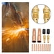 thumbnail image 3 of Scienceny Juego de soldadura con protección de profesional, 16 Uds., difusor de resistente al desgaste de alta resistencia, punta de contacto, Suministros de soldadura Scienceny TO012076-00B, 3 of 6