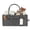 Charcoal (Heathered Charcoal), variant on Diaper Caddy for Nursery and Car – Storage Bin Organizer for Diapers and Baby Wipes