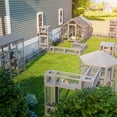 thumbnail image 6 of TIMHAKA Wooden Outdoor Cat Tunnel w/ Combinable Design, Multi-Combination Extendable Cats Run, Can Combine w/ Catio, Cats Cage, Window & Pet Door, 6 of 9