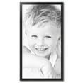 thumbnail image 2 of ArtToFrames 25" x 47" Black Engraved Edges Picture Frame, 25x47 inch Black Wood Poster Frame (WOM-4055), 2 of 8