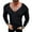 Black, variant on LUOGENLI Male T-shirts for Mens Mens Cotton Shirt Casual Fashion Solid Color Long Sleeved Lapel Shirt Mens Funny T-shirts Graphic Tees Summer Clothes Black M