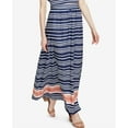 thumbnail image 3 of Rachel Roy Womens Striped Maxi Skirt, Blue, X-Small, 3 of 3