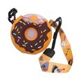 thumbnail image 2 of Billuyoard Linda botella de agua con divertido regalo de donut para cualquier ocasión Botella de agua de donut con pajita Linda taza con pajita Teteras Marrón, 2 of 6