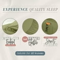 thumbnail image 5 of Elegant Comfort 1500 Series 4-Piece Smart Sheet Set with Side Storage Pockets, Twin, Sage Green, 5 of 5