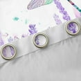 thumbnail image 4 of Homewish Floral Lavender Black Out Curtains for Kids Children Teens Girls,Flying Butterflies Curtains Pack of 2 (42x63 Each),Spring Garden Bedroom Curtains,Microfiber Bedroom Decor, 4 of 6