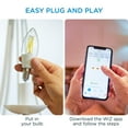 Philips Smart WiFi Connected LED 40Watt B12 Candle Light Bulb