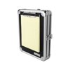 Locking Storage Clipboard 2 x 9 3/4 x 12 3/4, Black/Chrome