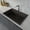 Espresso Brown, variant on Ruvati 33 x 22 inch epiGranite Drop-in Topmount Single Bowl Kitchen Sink