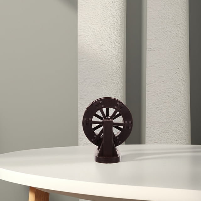 GOOHOCHY Tabletop Fountains 1Pcs Traditional Water Wheel Miniature for Home Decor Fish Tank Landscape Decoration