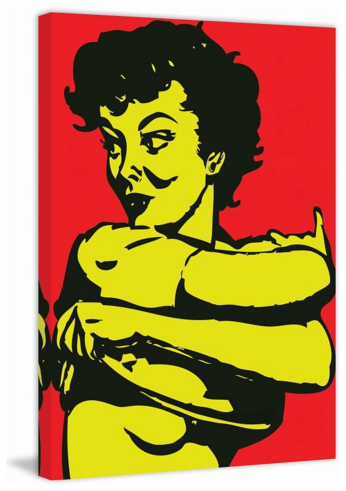 Marmont Hill "Girl 2" Print on Canvas