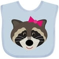 thumbnail image 3 of Inktastic Raccoon Girl Animal Girls Baby Bib, 3 of 4