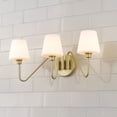 thumbnail image 2 of Yep by Golden Lighting Kennedy 3-light Vanity in Brushed Champagne Brass, 2 of 6