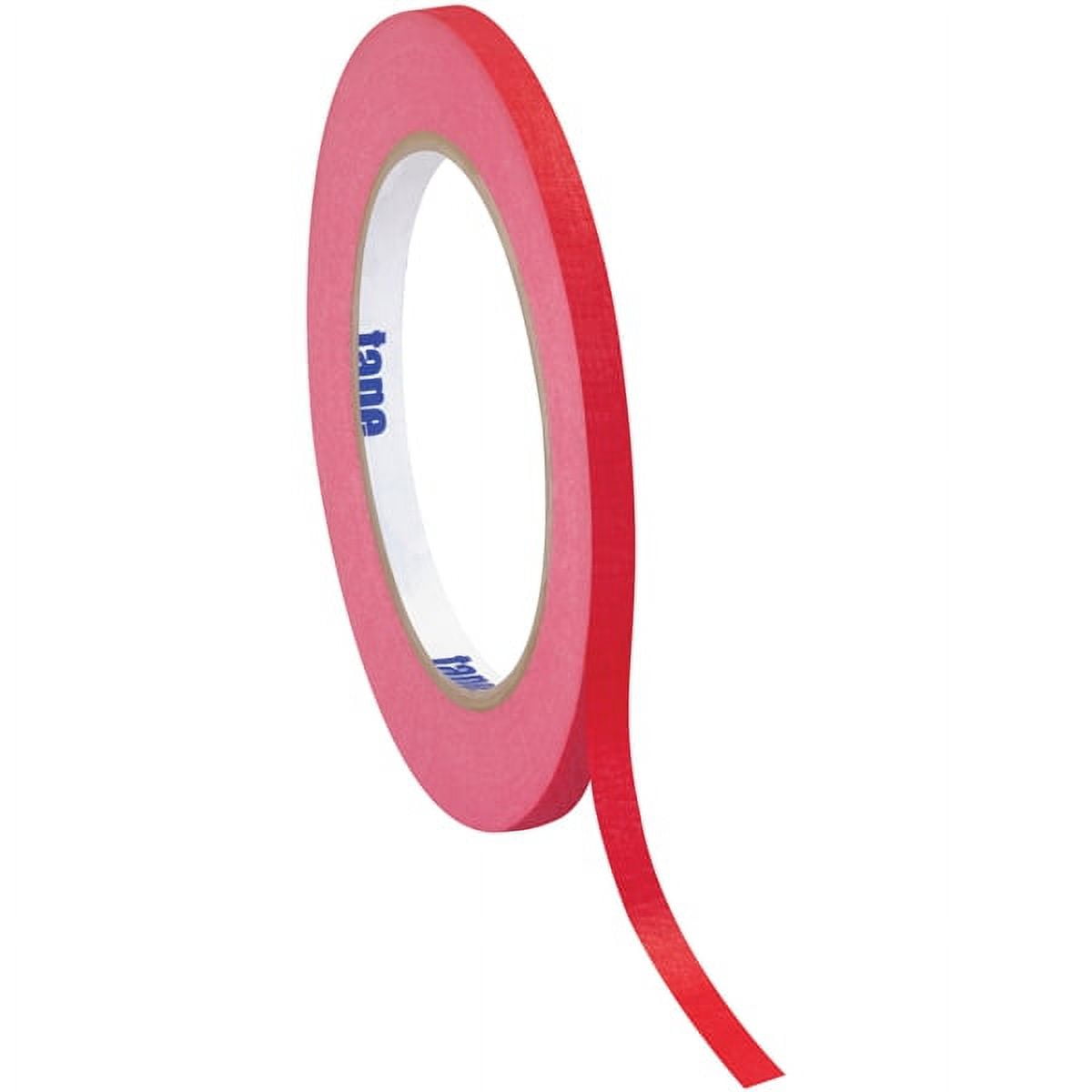 Tape Logic Masking Tape Red 1/2" x 60 Yard Roll (72 Roll/Case)