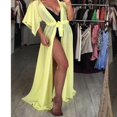 thumbnail image 4 of Women Chiffon Cardigan Bikini Cover Up Beachwear, 4 of 6