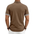 thumbnail image 6 of Guluxicc Men's Henley T Shirts Button Classic Fit Short Sleeve Everyday Wear Shirts Summer Casual Outfits, 6 of 9