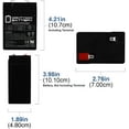 thumbnail image 2 of 6V 4.5AH Battery Replaces Prescolite 88 Emergency Light - 2 Pack, 2 of 6