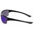thumbnail image 3 of 2 Pair of "The Skillful" Semi Rimless Sport Wrap Bifocal Sunglasses - Blue/Blue - 1.75, 3 of 5