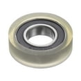 thumbnail image 1 of Unique Bargains Roulement à Rouleau à Poulie en PU 12x28,5x8 mm, Roue de Guidage Revêtue de Polyuréthane pour Industriel, Vert, 1 of 5