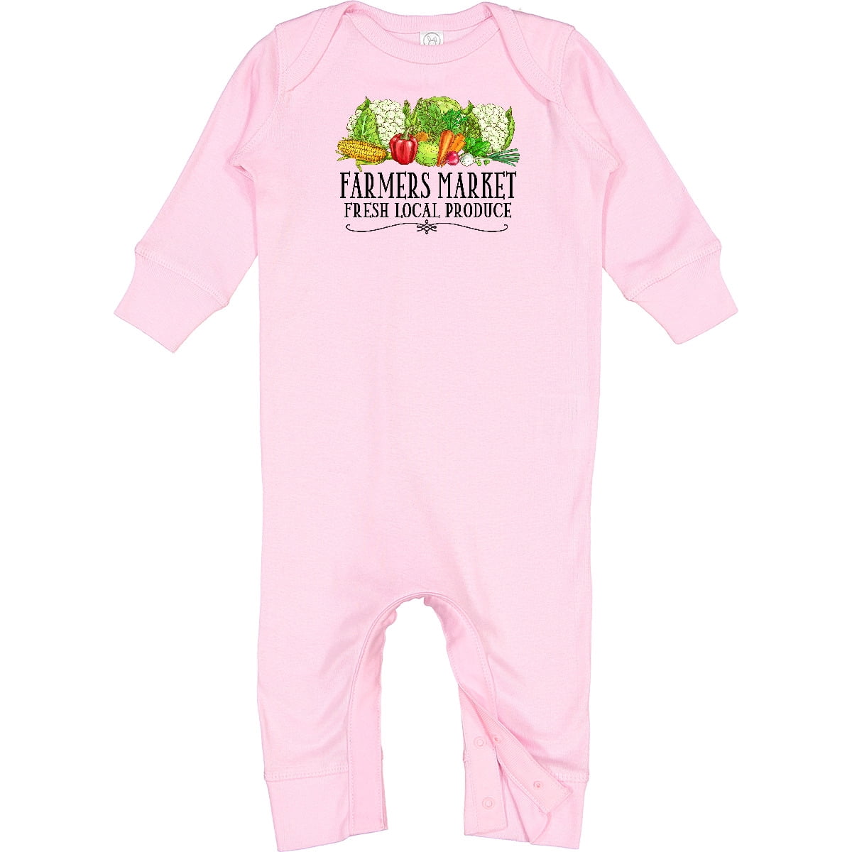 Inktastic Farmers Market Fresh Local Produce Baby Romper Coveralls
