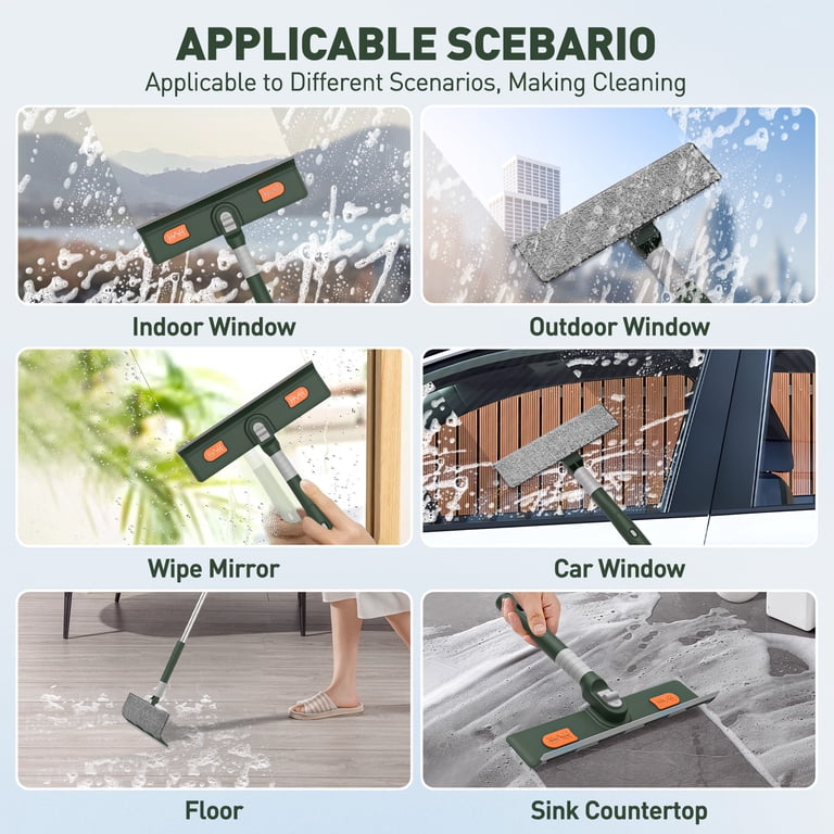 Cshidworld 67" Extendable Window Squeegee Cleaning Kit photo 2