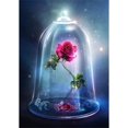 thumbnail image 1 of Jaula de reloj rosa con pintura de diamante 5d de una pieza de 35x45cm llena de diamantes, adecuada para decoración de paredes del hogar, 1 of 5