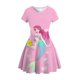 thumbnail image 1 of Disney Girls Encanto Charm vestidos carnaval verano dibujos animados lindos niños 3D estampado princesa Mirabel vestido fiesta de cumpleaños disfraz 140 Gao Jinjia LED, 1 of 2