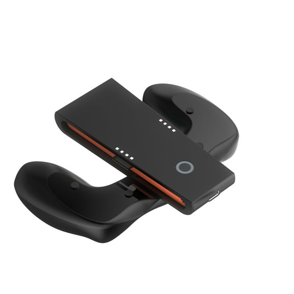 JIAHAOO Joy-Con 2 Controller Charging Grip Black USB-C Magnetic Fast Charging LED Indicator Durable for Nintendo Switch