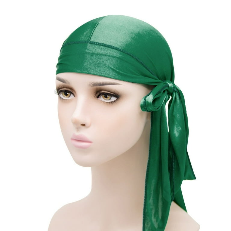 Satin Bandana Hat Turban, Silk Bandana Hat Turban