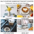 thumbnail image 6 of Letter B Coasters Set of 6, Soft Absorbent Coasters for Drinks, Monogram Words Non-Slip Cup Coaster Mat with Rubber Bottom for Home Kitchen Desk Coffee Bar Table Decor 4", 6 of 9