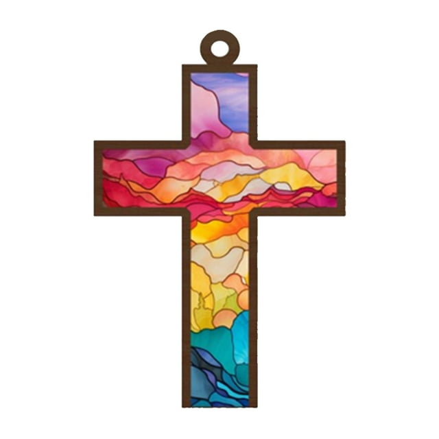 Stained Glass Metal And Acrylic Window Hanging Beautiful Hanging Pendants For Window Home Decoration