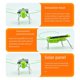 thumbnail image 4 of Juguete de Saltamontes Solar para Niños, Regalo de Simulación de Insectos, Educación Científica, Divertido Juguete en Movimiento., 4 of 5