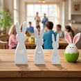 thumbnail image 4 of Billuyoard Molde de silicona de 3 pack/lote, molde de yeso de conejo de Pascua para proyectos DIY de Pascua, molde de silicona de Pascua Kits para hacer velas, 4 of 6