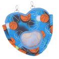 thumbnail image 2 of Bolsa de alimentación de heno para conejos Delicada bolsa de alimentación colgante con patrón de corazón de dibujos animados para animales pequeños Conejos Cerdos holandeses Baloncesto, 2 of 10