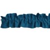 Solid Poplin Curtain Sleeve Topper Dark Teal