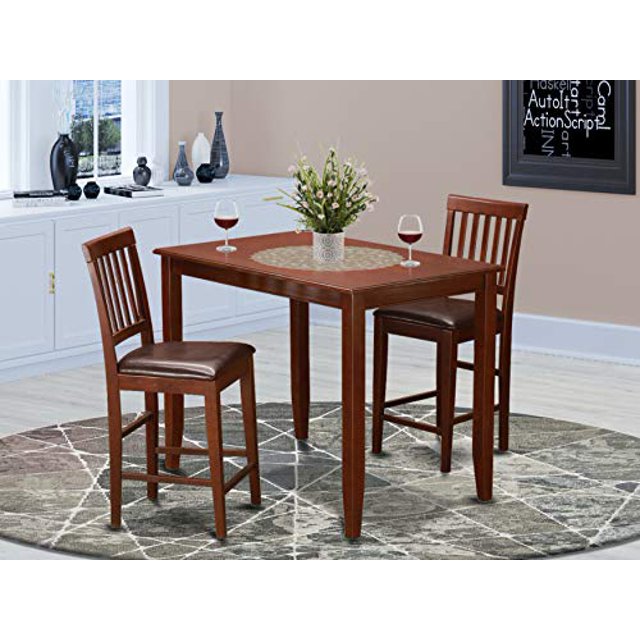 3 Pc counter height Dining set-counter height Table and 2 Kitchen Chairs.
