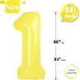 thumbnail image 5 of Number Balloon 40 Inch for Birthday Decorations, Large Foil Balloon Numbers, Mylar Giant Birthday Balloon for Boy Girls Women Men, 5 of 18