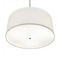 thumbnail image 6 of Meyda 145082 36 in. Cilindro White Textrene Pendant, Brushed Nickel, 6 of 7