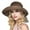 Dark Coffee, variant on Visland Womens Wide Brim Sun Hat with Bow, Foldable Summer Straw Sun Hats for Women
