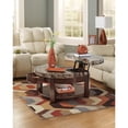 thumbnail image 3 of Ashley Kraleene Round Lift Top Coffee Table in Dark Brown, 3 of 3