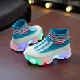 thumbnail image 5 of Odeerbi Girls Sneakers Toddler Infant Kids Baby Girls Boys LED Light Shoes 2024 Casual Shoes Sports Shoes, 5 of 6