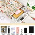 thumbnail image 4 of Ayieyill Corduroy Tote Bag Large for Women Girl Lady Canvas Shoulder Cord Purse and Handbags with Inner Pocket (Retro Flower), 4 of 6