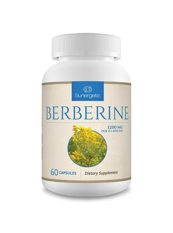 Premium Berberine Supplement -1,200 mg of Berberine Per Serving  Non-GMO Berberine HCI Supplement- Powerful Berberine Health Formula - 60 Berberine Capsules