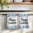 thumbnail image 7 of Coastal Starfish Kitchen Towels Set of 4, Summer Ocean Sea Shells Conch Wood Gray Absorbent Dish Towels for Kitchen, Microfiber Hand Towel, Quick Drying Tea Towel for Cleaning Decorative Dishcloths, 7 of 7