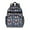 Dark Blue Mermaid, variant on Colorful Fairy Flower Pattern Backpack for School,Cute School Bag,Schoolbag with Adjustable Shoulder Straps & Padded Back,15.25"x11.5"x5.25"