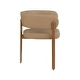 thumbnail image 6 of Meridian Furniture Gideon Tan Vegan Leather Dining Chair (Set of 2), 6 of 8