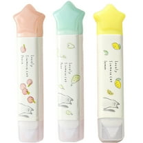 LITINKIMI Pet Material Cat Shape Correction Tapes for Stationery 3Pcs