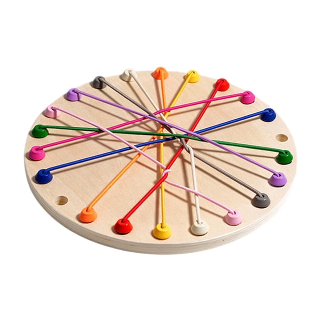 Juego de mesa para desenredar cuerdas Brainy Knots, cuerda portátil para interacción entre padres e hijos Redondo