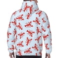 thumbnail image 7 of Cauagu Cartoon Lobsters 1 for Men's Pullover Hooded Sweatshirt Athletic Casual Hoodie Aautumn Hoodie Sweatshirt for Men Pullover Casual Hooded Sweatshirt-4X-Large, 7 of 7